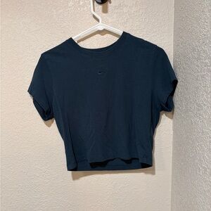 Nike Women's Dark Blue Crop Top